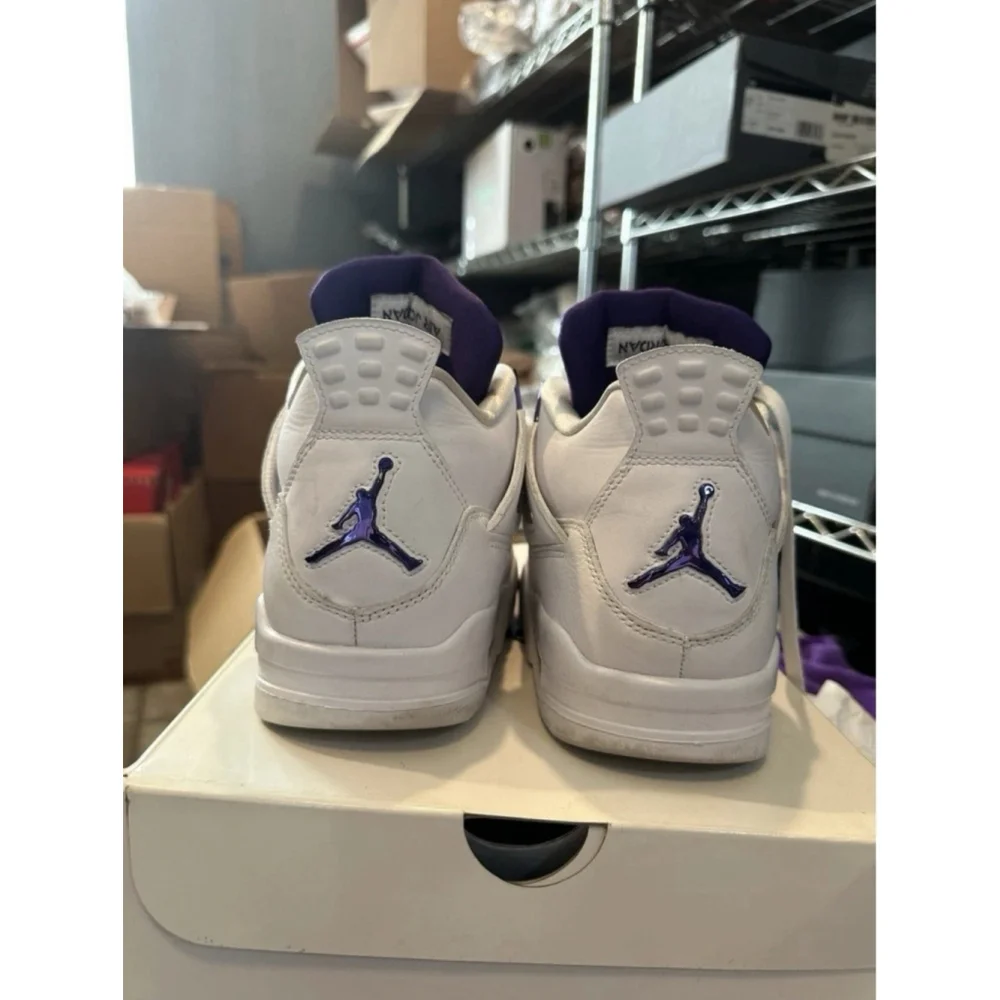 Jordan retro 4 metallic purple 4 OG 8.5 ct8527-115